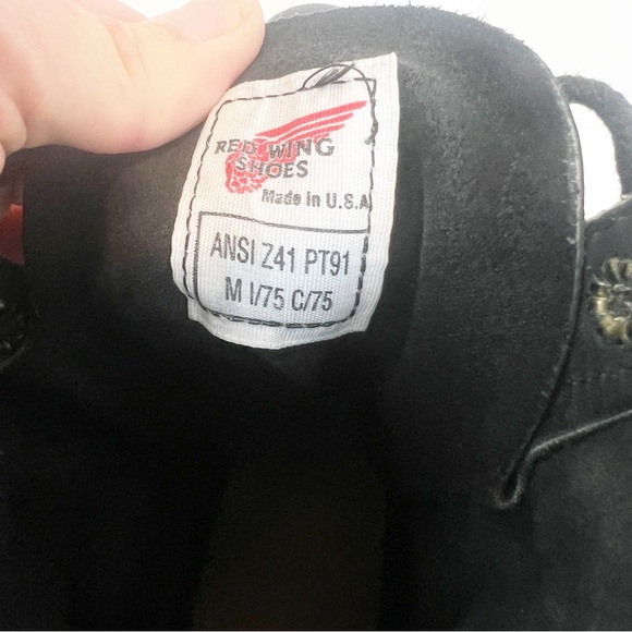 Vintage Red Wing 4420 Ballistic Nylon Steel Toe PT91 Leather Boot 8D Made in USA - Picture 8 of 10